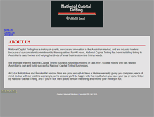 Tablet Screenshot of canberratintacar.com.au